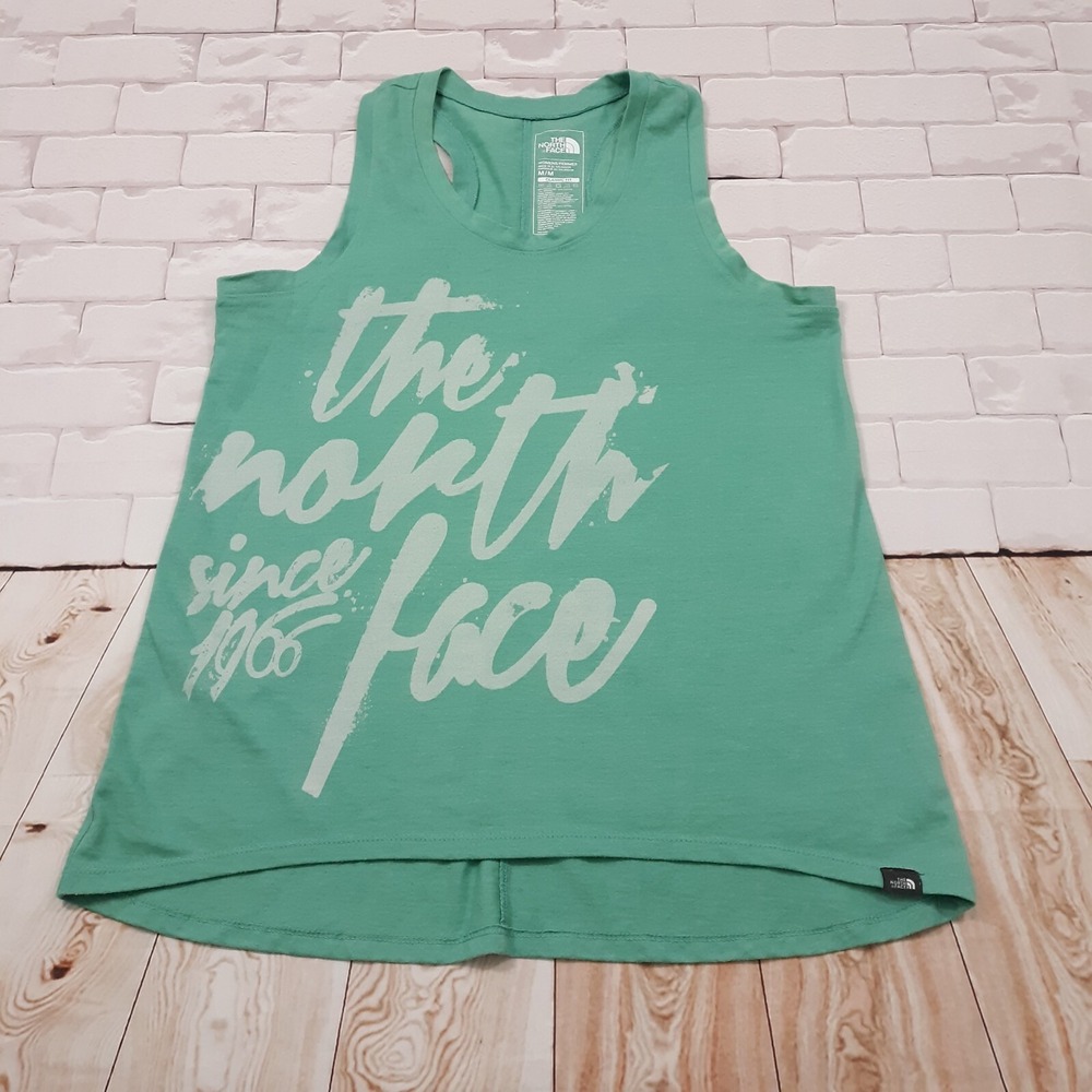 The North Face Tank Top Womens M Classic Fit Outdoor Hiking Expedition Green